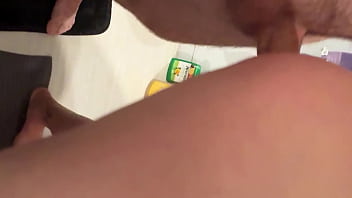 Preview 3 of Porn Baa - Fucking her in tight anal in the bathroom