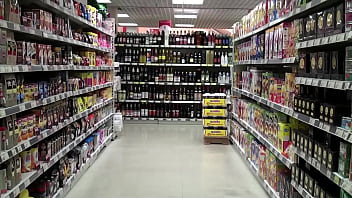 Preview 1 of First Fuck Bloody - Naked In A Supermarket
