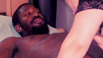 Preview 1 of Milf Lingerie Seduction - sexy thick whore gets put out by husband for fucking a big black cock