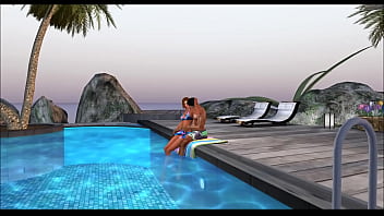 Preview 3 of Russian Step Mom Ans Son Father - ReACT Poolside Addon