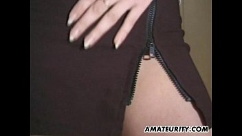 Preview 1 of Glamour Nun - Amateur girlfriend sucks and fucks at home