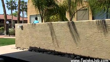 Preview 1 of Kendra Angel Brazzer - Hot twink After the slender fellow sucks his dick,  Preston humps him