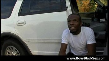 Preview 1 of Who Is Gril - Sexy black gay boys fuck white young dudes hardcore 03