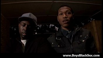 Preview 1 of Tight Boobs Uniform Sex - Sexy black gay boys fuck white young dudes hardcore 06