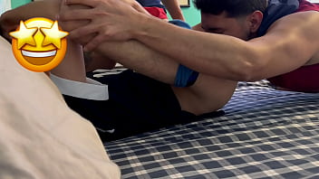 Preview 2 of Hip Bf - Chupando culito apretado de mi hijastro,  el nene quiere su lechita