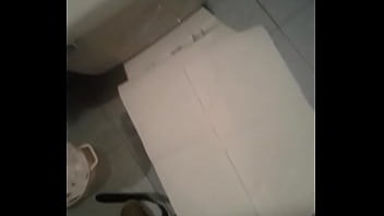 Preview 2 of Public Crezy Agent Outdoor - Cum in the bathroom