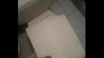 Preview 1 of Public Crezy Agent Outdoor - Cum in the bathroom