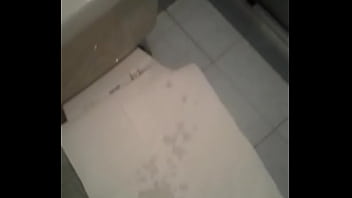 Preview 4 of Public Crezy Agent Outdoor - Cum in the bathroom