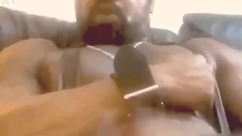 Preview 4 of Puke Vomit Gay Man - BBC Muscle Verbal Edging &amp_ Cum Session