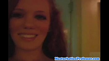 Preview 4 of 16 Old Girl In Sex - Redhead nylon wearing babe striptease
