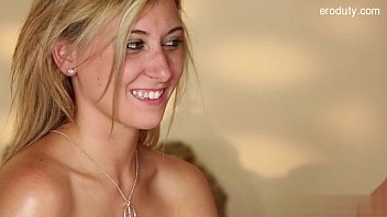 Preview 3 of Cameltoe Russian Lingerie - Gorgeous housewife swallow