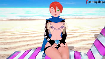 Preview 1 of Anty Sex Videos - Yae Miko Bikini sex on the beach POV PROMO Genshin Impact | Full And Just POV on Sheer or PTRN: Fantasyking3