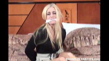 Preview 1 of 35 Tears - Keli Anderson bound and gagged in a hotel room