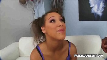 Preview 1 of Hot Sex Momther Son - Foxy brunette teenage babe sucking a blacCovered Coeds 2 Sc4 Natasha Vega-high 1