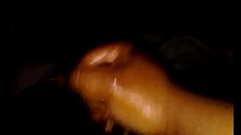 Preview 2 of Fuck Older Busty - wanking the small guy late at night