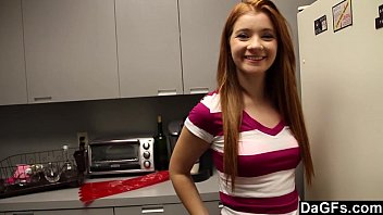 Preview 1 of India Mom Ki Gand - Dagfs - Redhead Hottie Sucks My Dick And Gets Fucked On The Floor