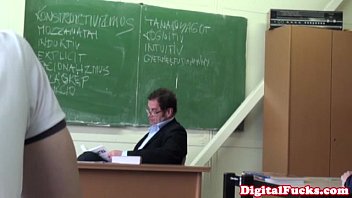 Preview 2 of Animocom - Slutty fucking cock in class