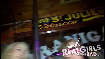 Preview 4 of Cougar Handjov - Sexy teens strip off on holiday during a red hot night out