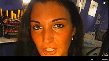 Preview 4 of Defloration En Francais - Amateur brunette MILF takes cumshots and strips11 Widescreen TSO[38]