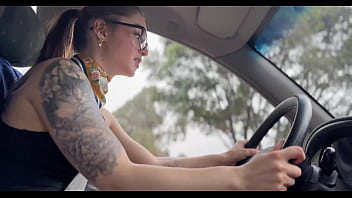 Preview 1 of Larg Orgasm - My uber driver want me to pay with my dick and milk