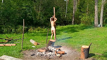 Preview 1 of U S A Xxx Vibeo Com - Hot brunette doggystyle anal in the woods