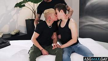 Preview 2 of Mina Bo - Adam Awbride and Harley Xavie considering inviting Chris Damned into their bedroom to top them