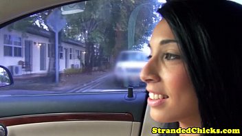 Preview 2 of Son Hand Job Mom - Hitchhiking latina sucks drivers dick