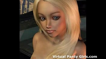 Preview 2 of Porn Farins - Topless 3d hentai teen in panties
