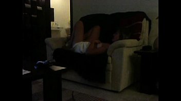 Preview 4 of Hd Cum In Pussy Vedios - Sofa masturbation Mom caught on voyeur cam
