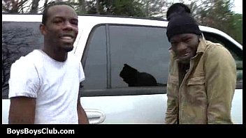 Preview 1 of Pron Maves - Muscled black gay boys humiliate white twinks hardcore 21