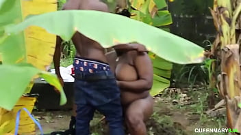 Preview 2 of Tube Cup Porn - Big black African Gift love to fuck outdoors