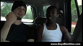 Preview 4 of Brazzers Ebony Bath - Sexy black gay boys fuck white young dudes hardcore 01