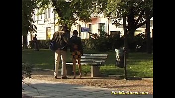 Preview 2 of Moms With Teaching Daghter - Slut gets anal fuck in park