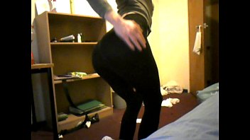 Preview 3 of Real Big Dick Incest Family - Crossdresser on webcam in leggings