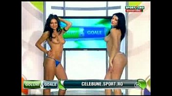 Preview 4 of August Amsh - Goluri si Goale ep 15 Gina si Roxy (Romania naked news)
