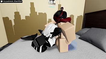Preview 1 of Aunt Share Bed Nephew - Cute subscriber furry asked me to fuck her in roblox condo