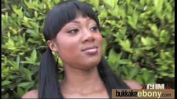 Preview 2 of Piss Sex Hot - Gorgeous ebony lady sucks white dicks and gangbang fucking 10