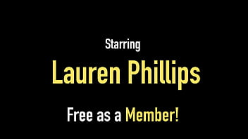 Preview 1 of Georgie Serino Hard Core Videos - Lauren Phillips Masturbates During Her Hottest Solo Dildo Fucking Show