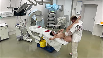 Preview 3 of Black Boy Fuck The Girl - Surveillance Cam At Real Hospital With Fake Doctor ,  Bubble Butt Patient Was Fucked So Rough