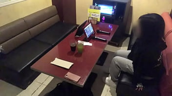 Preview 1 of Mia Khalifa Pussy Pic - 【カラオケで1人オ◯ニー】性欲も発散したい盛んな可愛い女子◯生。