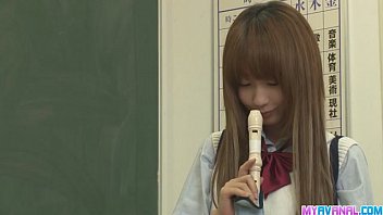Preview 1 of Miya Khafiya Hd - Two Guys Fuck Sana Tight Holes In Class