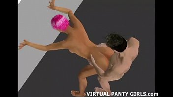 Preview 2 of Sexclipkorea - 3d animated hottie gets fucked doggystle