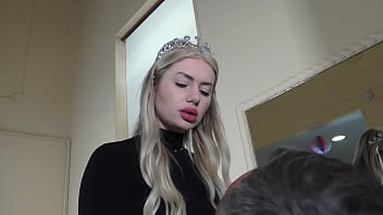Preview 4 of Kerala Ala - FRENCH PRINCESS SLAPPING &amp_ SPITTING MIRROR HUMILIATION!