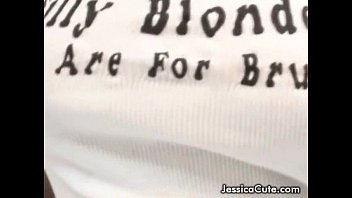 Preview 1 of Blec Point - Sexy blonde Jessica Cute fingers her shaved cunt