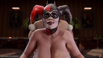 Preview 3 of Hindi Rape School Tichar - Harley at the Wayne tower