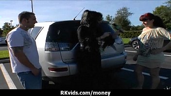 Preview 1 of Dog Farther Hd - Desperate teen naked in public and fucks to pay rent 8