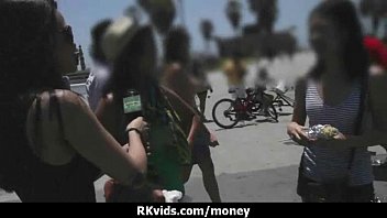 Preview 2 of Diner Wife - Desperate teen naked in public and fucks to pay rent 6