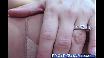 Preview 2 of Big Be Xnxxx - Nylons fetish babe fingering her wet box