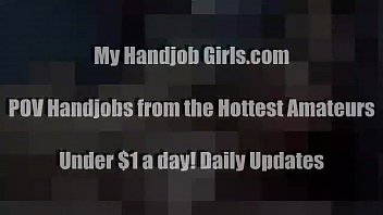 Preview 3 of Royn All Big Round Ass New - Surprise handjob from blonde babe Macy Cartel