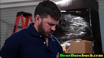 Preview 4 of The Top One Pornstar Of Usa Xxx - Hairy Working Men trade oral @BearBareback.com